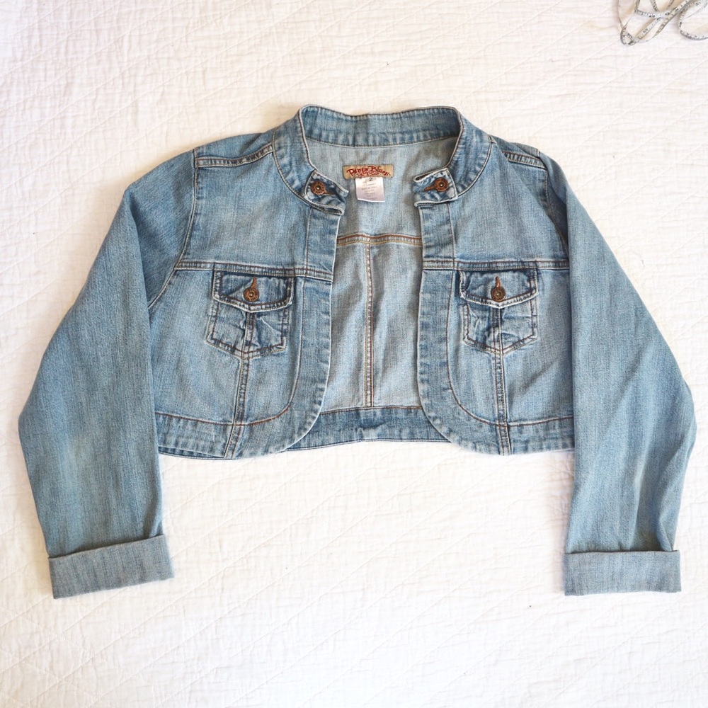 Paris Blues Denim Crop Jacket Size 2